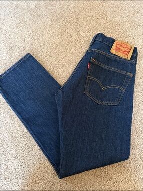 Levi's Men's Classic Straight Jeans in Dark Blue